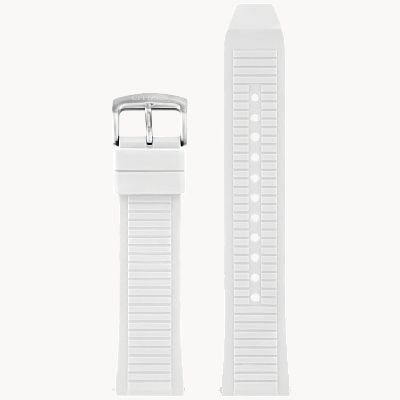 White Silicone Strap (22mm)